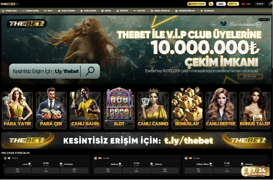 Thebet ekran görüntüsü